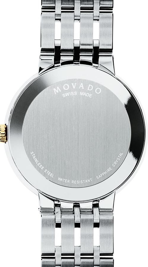 Đồng Hồ Nam Dây Kim Loại Movado 0607058 (39mm) - Mặt Đen