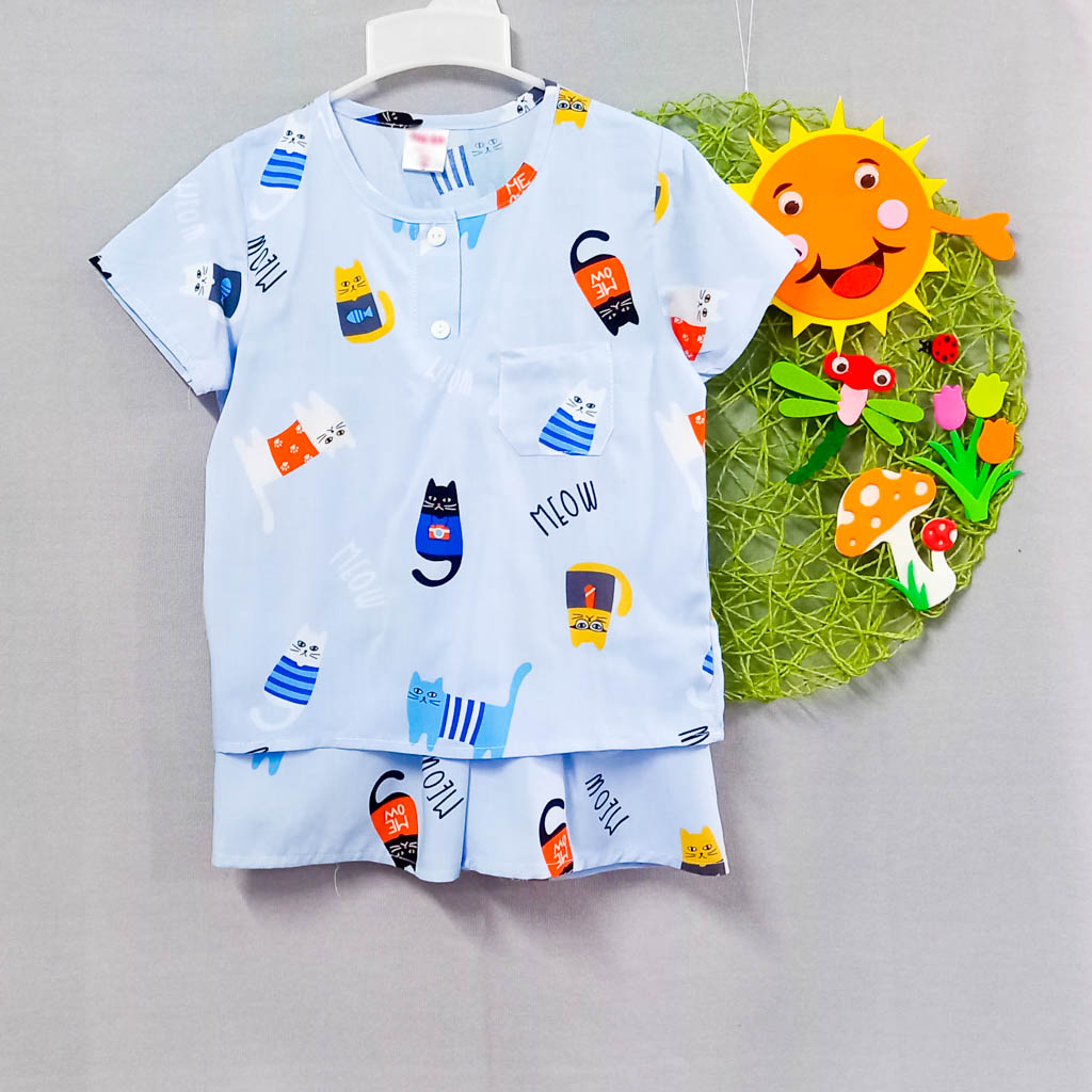 Bộ tole quần đùi bé trai 22-23kg