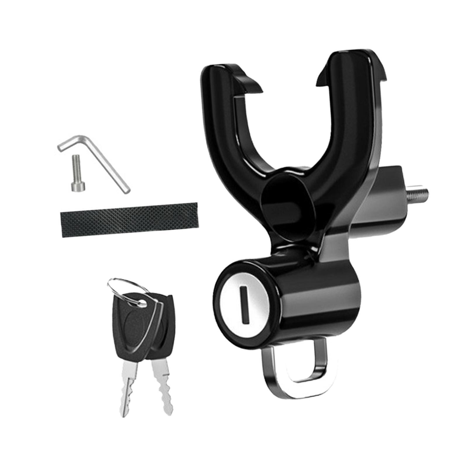 Motorcycle Lock Hook Waterproof Anti Rust Easy Installation Universal