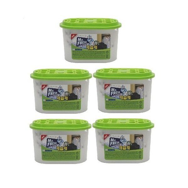 Combo 5 bình hút ẩm than hoạt tính Mr. Fresh Hàn Quốc 256g