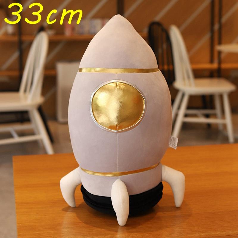 Mô Phỏng Không Gian Loạt Sang Trọng Đồ Chơi Phi Hành Gia Spaceman Tên Lửa Tàu Vũ Trụ Nhồi Bông Sang Trọng Búp Bê Gối Sofa Bé Trai Trẻ Em Quà Tặng Sinh Nhật