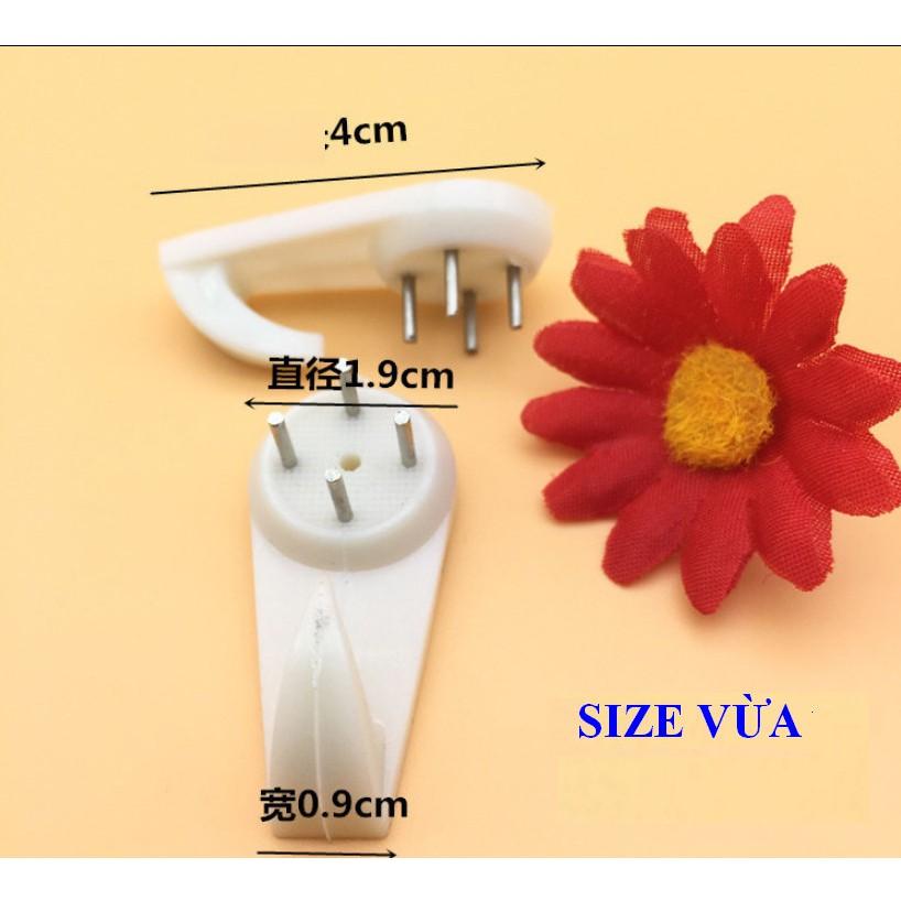 10 đinh móc treo đồ tiện dụng không cần khoan tường, đinh bốn chân