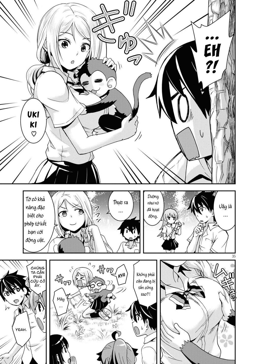 isekai yurutto survival seikatsu: gakkou no minna to isekai no mujintou ni tenishitakedo ore dake chapter 1 38