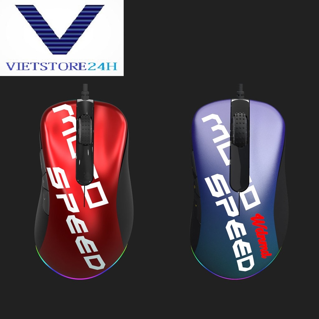 Chuột Motospeed V100 PRO RED - BLUE TRUE ESPORT- HÀNG CHÍNH HÃNG