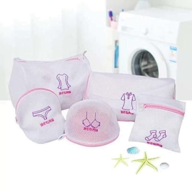 Sỉ set 5 túi giặt đồ nhiều kích cỡ
