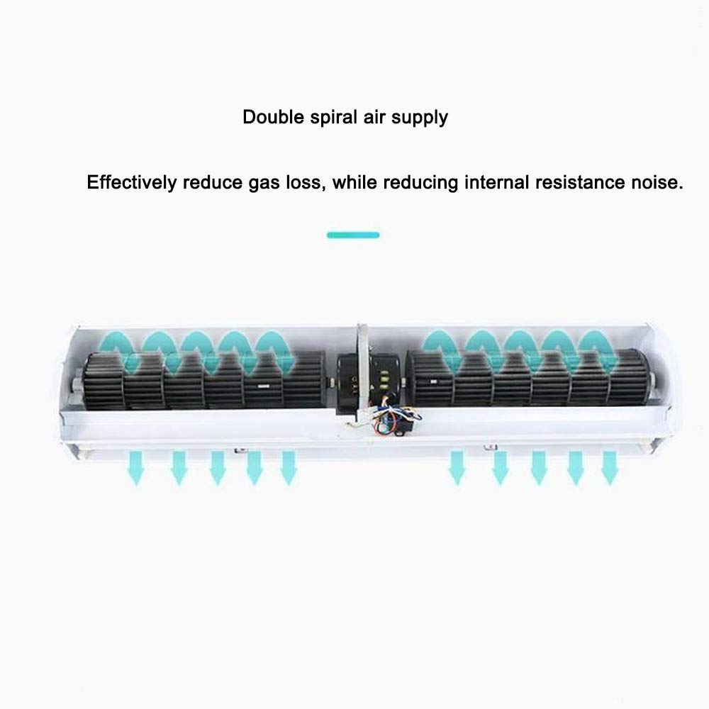 Máy Cắt Gió Điều Hòa, Rèm Gió Thổi Khí Có Điều Khiển Từ Xa FM-125-10