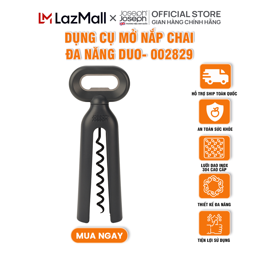 Dụng cụ mở nắp chai đa năng Joseph Joseph Duo 002829
