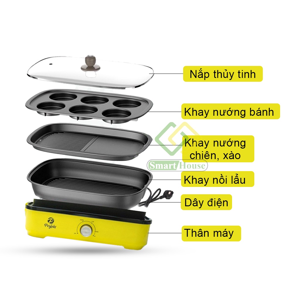 Nồi Điện Đa Năng 3in1 Perfekt PE0220 Hàng Chính Hãng