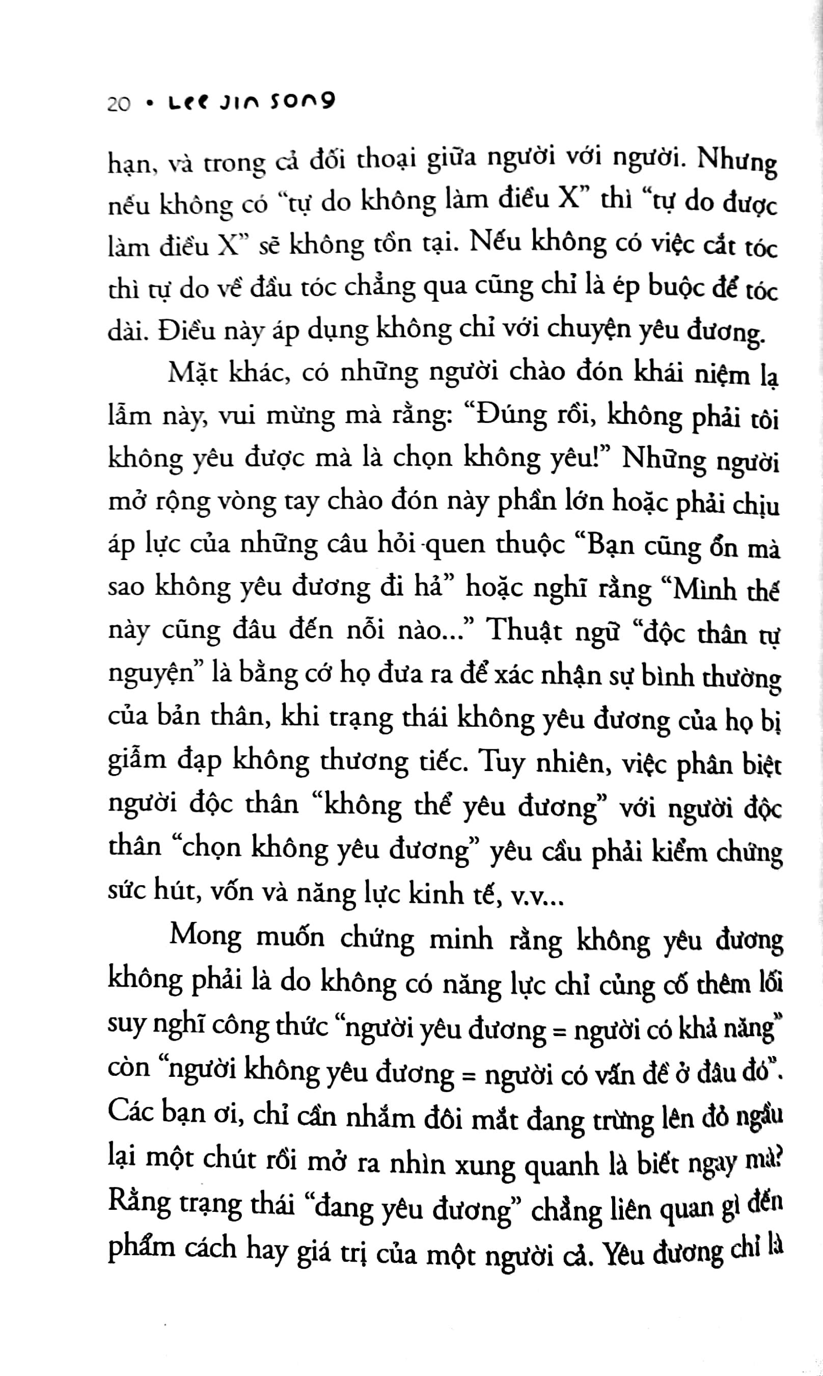 Tự Do Không Yêu Đương