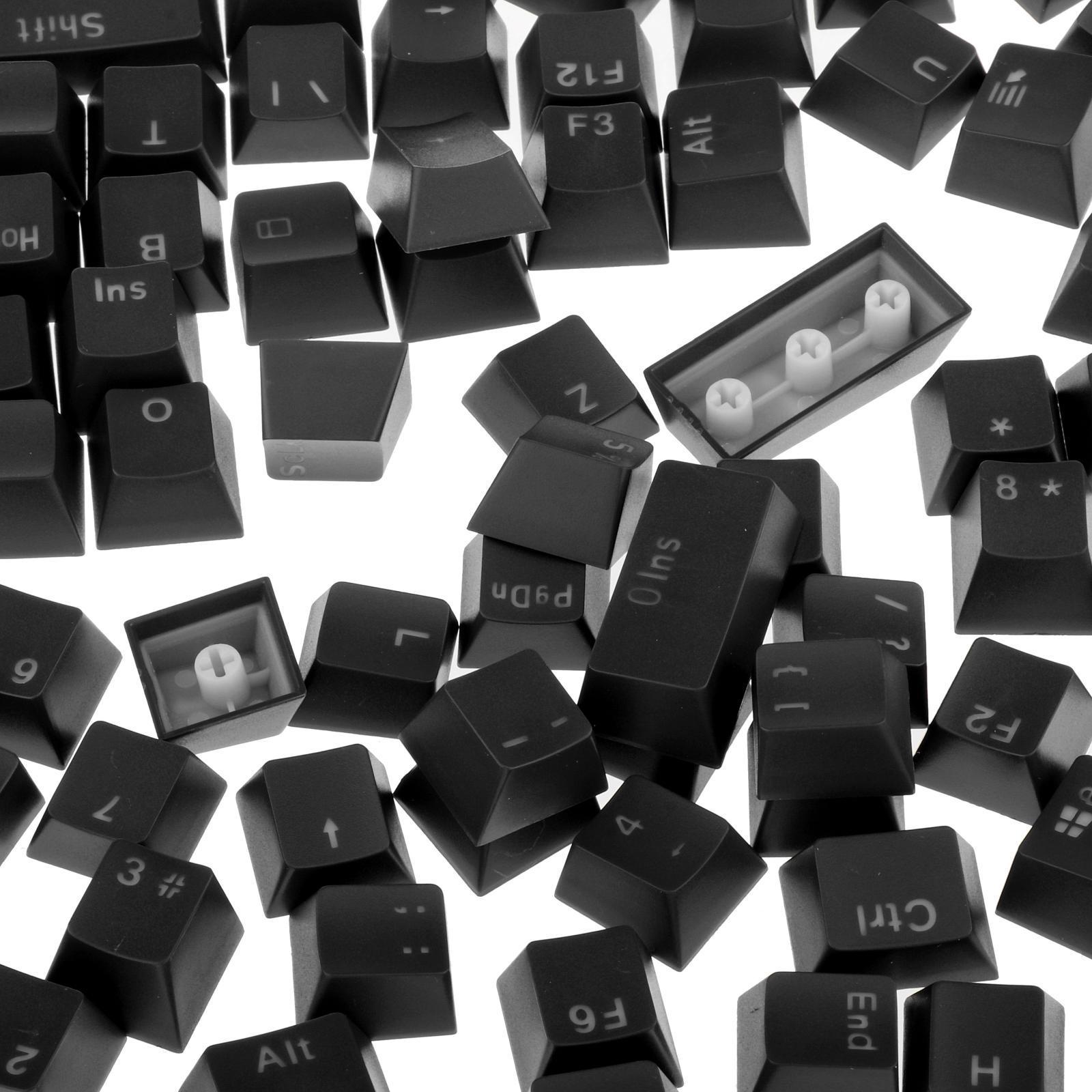 2x 108Pcs/Set ABS Translucent Keycaps Replace for Mechanical Keyboard Custom