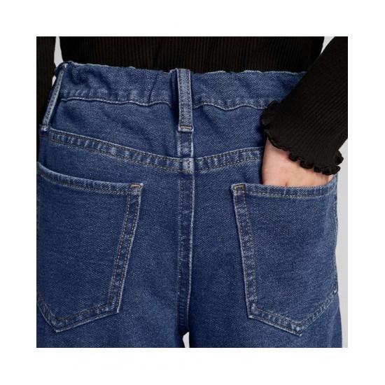 BÉ GÁI QUẦN DENIM ỐNG RỘNG CẮT GẤU