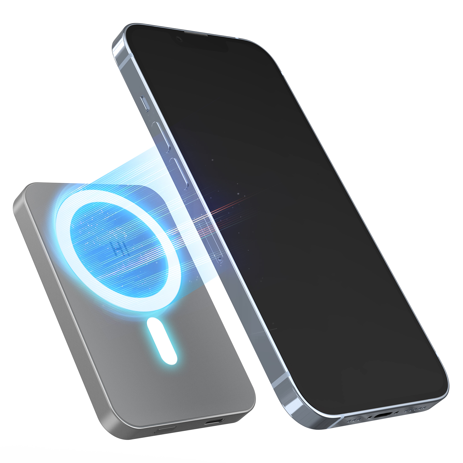 Pin sạc dự phòng không dây Hinovo MB1-10000 Magnetic Wireless 10.000mAh - Hàng Chính Hãng