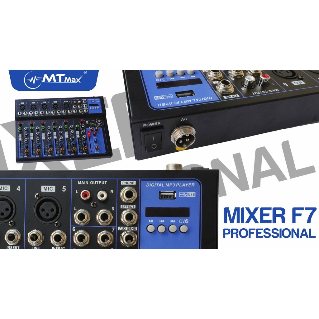 Combo thu âm Mixer F7 MT Max Và Micro Max 87-Pro-II livestream karaoke bán hàng onl tiktok đủ phụ kiện tặng kèm