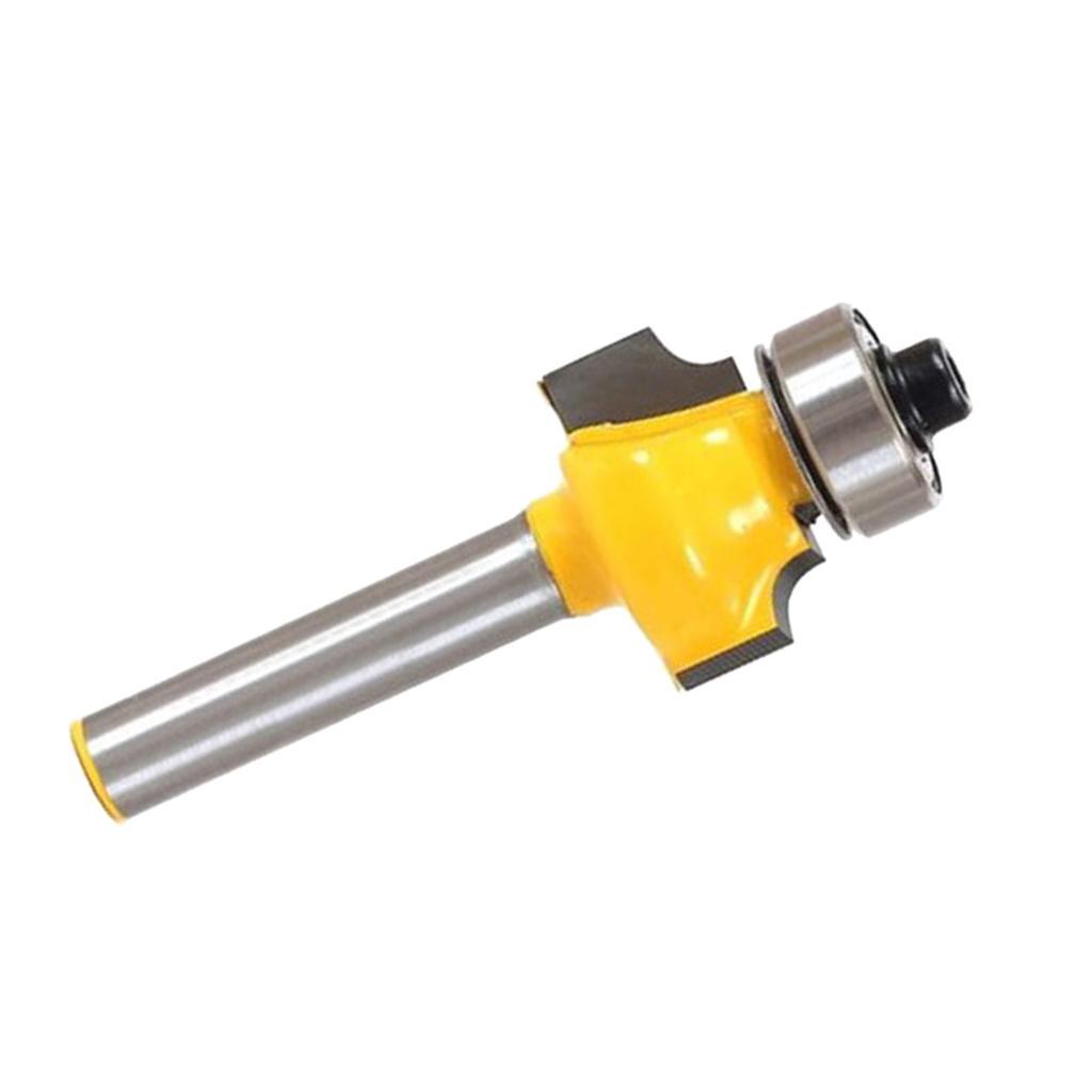 2x Round Over Edging Router Bit 1/4" Shank 1/8" Radius 52mm Long Woodworking