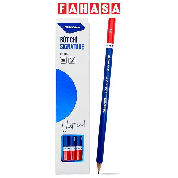 Hộp 10 Bút Chì Gỗ Signature 2B - Thiên Long GP-037