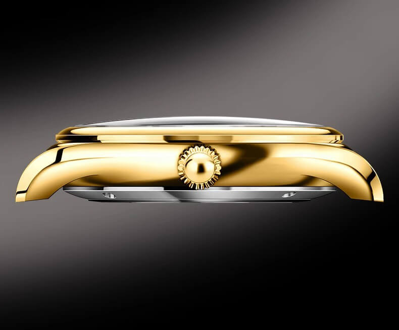 Đồng hồ nam chính hãng LOBINNI L1889-5 Kính sapphire,chống xước,Chống nước,BH 24 tháng,Máy cơ ,dây da xịn