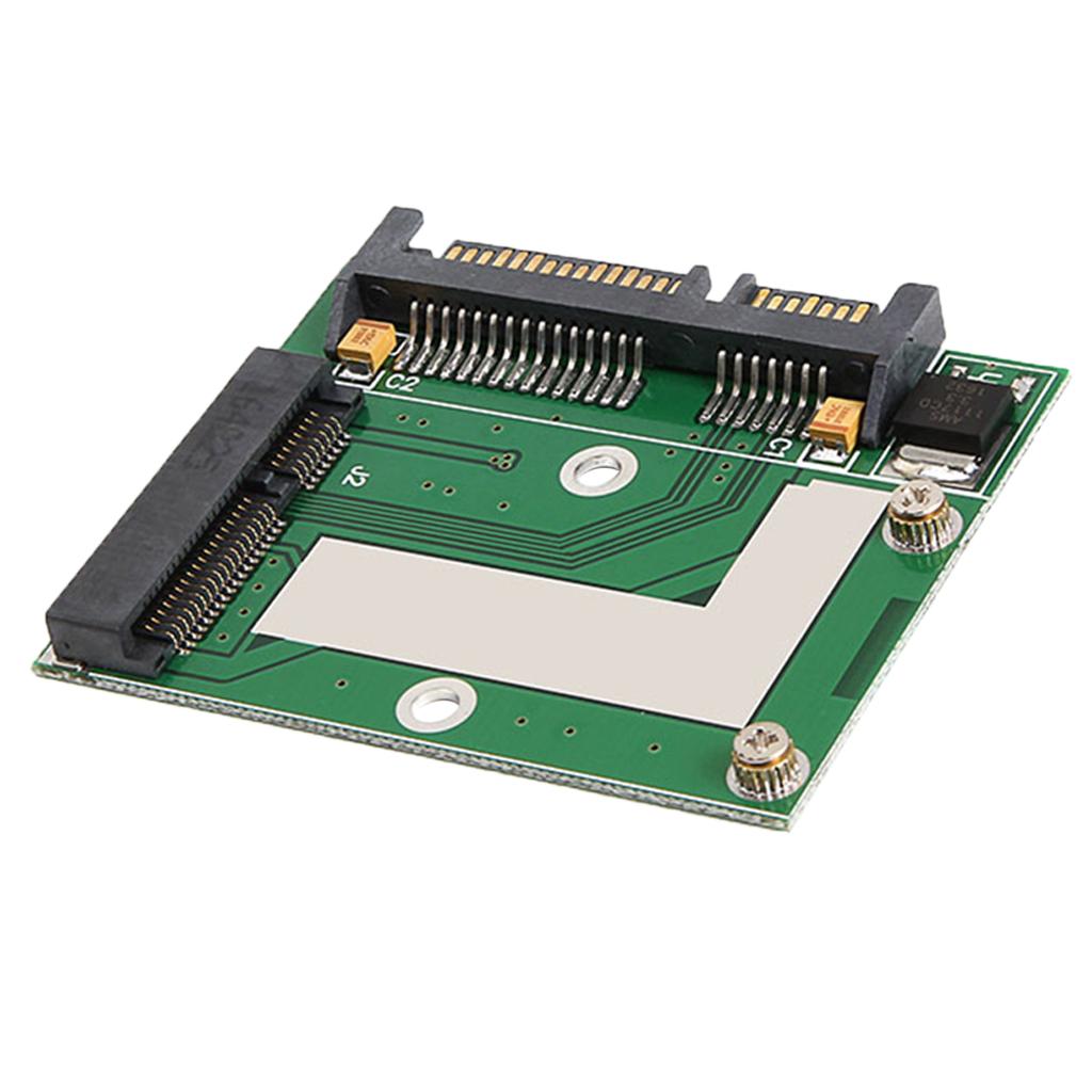 Mini Pcie mSATA SSD to 2.5'' SATA 6Gbps Adapter Converter Card 30x50mm