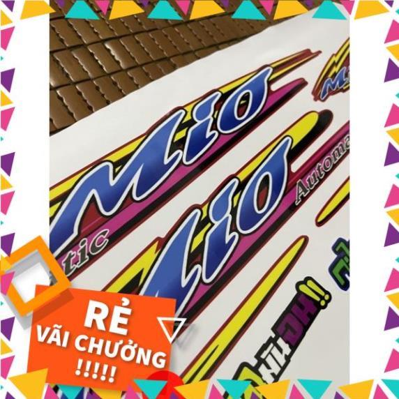 Tem rời mio xe đỏ - mẫu thái zin in cực nét không bay màu