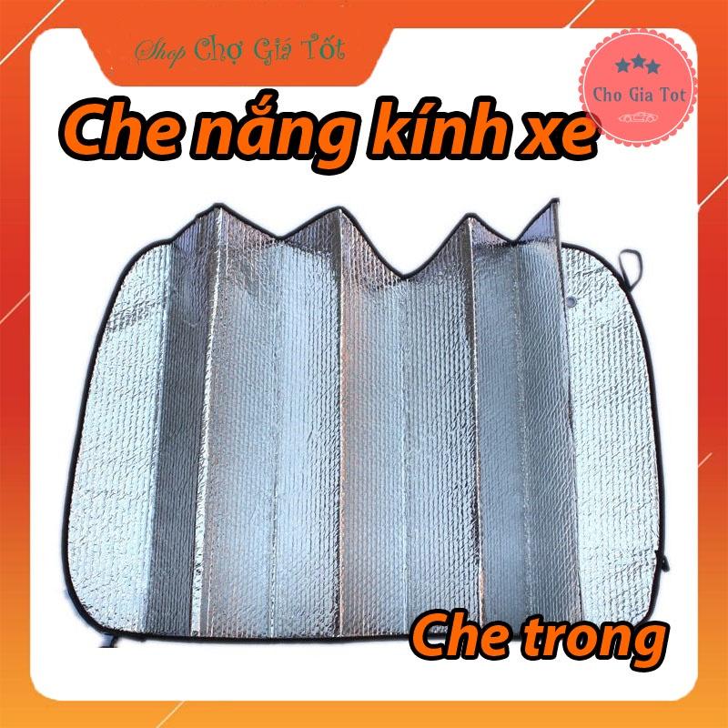 Tấm che nắng kính xe gấp gọn loại che trong xe