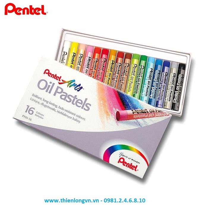 Sáp dầu Pentel PHN - 16 màu