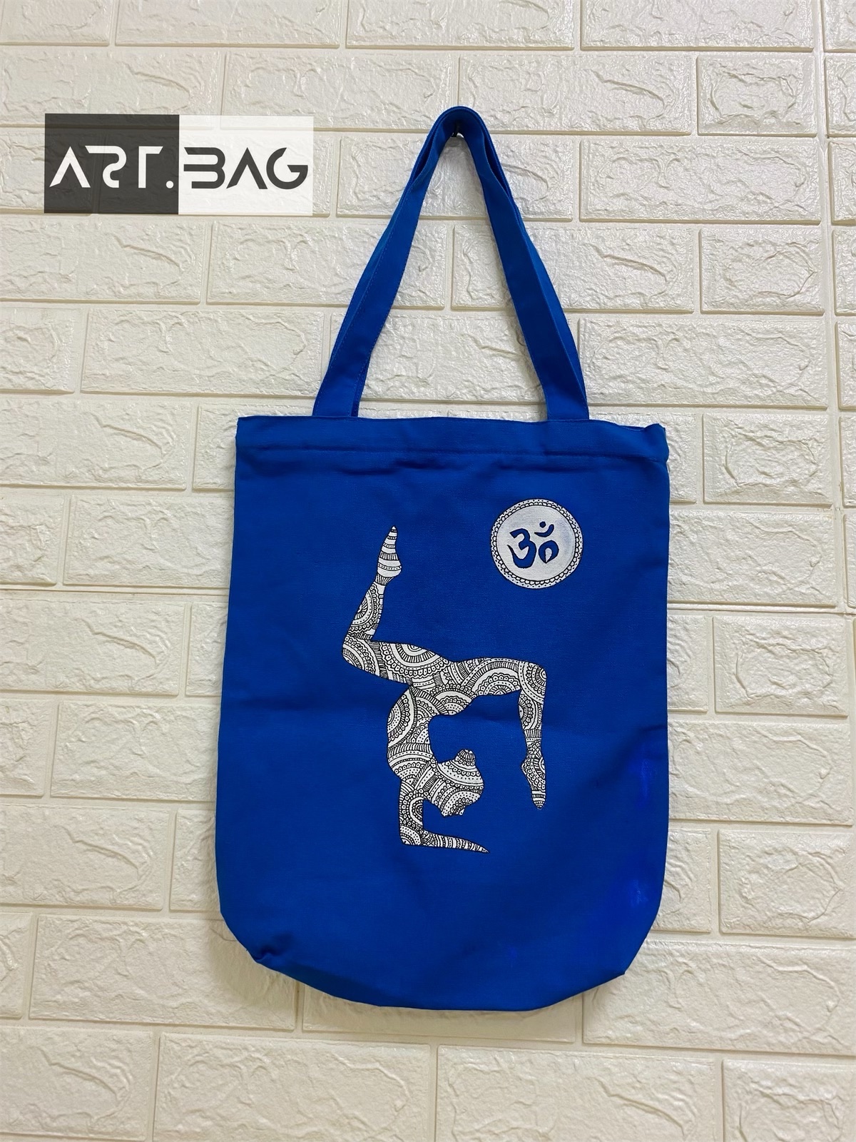 Túi handmade - Yoga họa tiết hoa