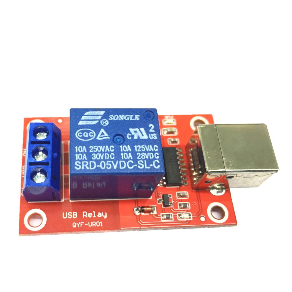 5V 1-Channel USB Relay Board Module Optocoupler LED HID Drive-free