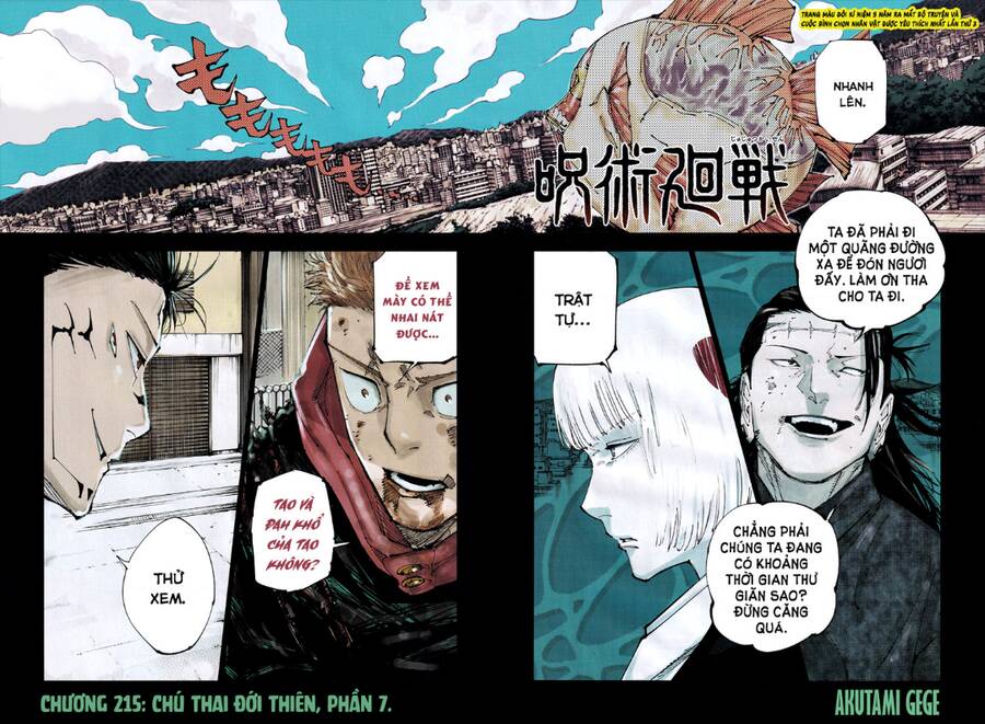 jujutsu kaisen - chú thuật hồi chiến chapter 215 2