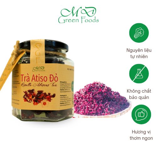 Trà Atiso Đỏ Sấy MD Green Foods - 30gr