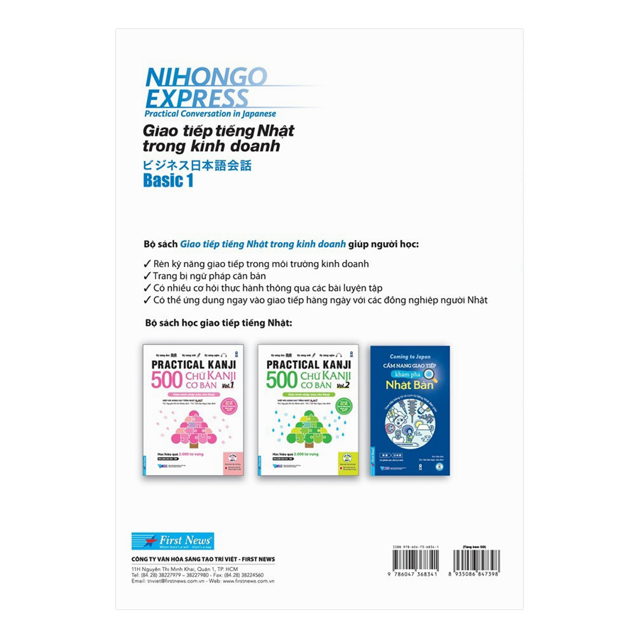Sách Giao Tiếp Tiếng Nhật Trong Kinh Doanh - Basic 1