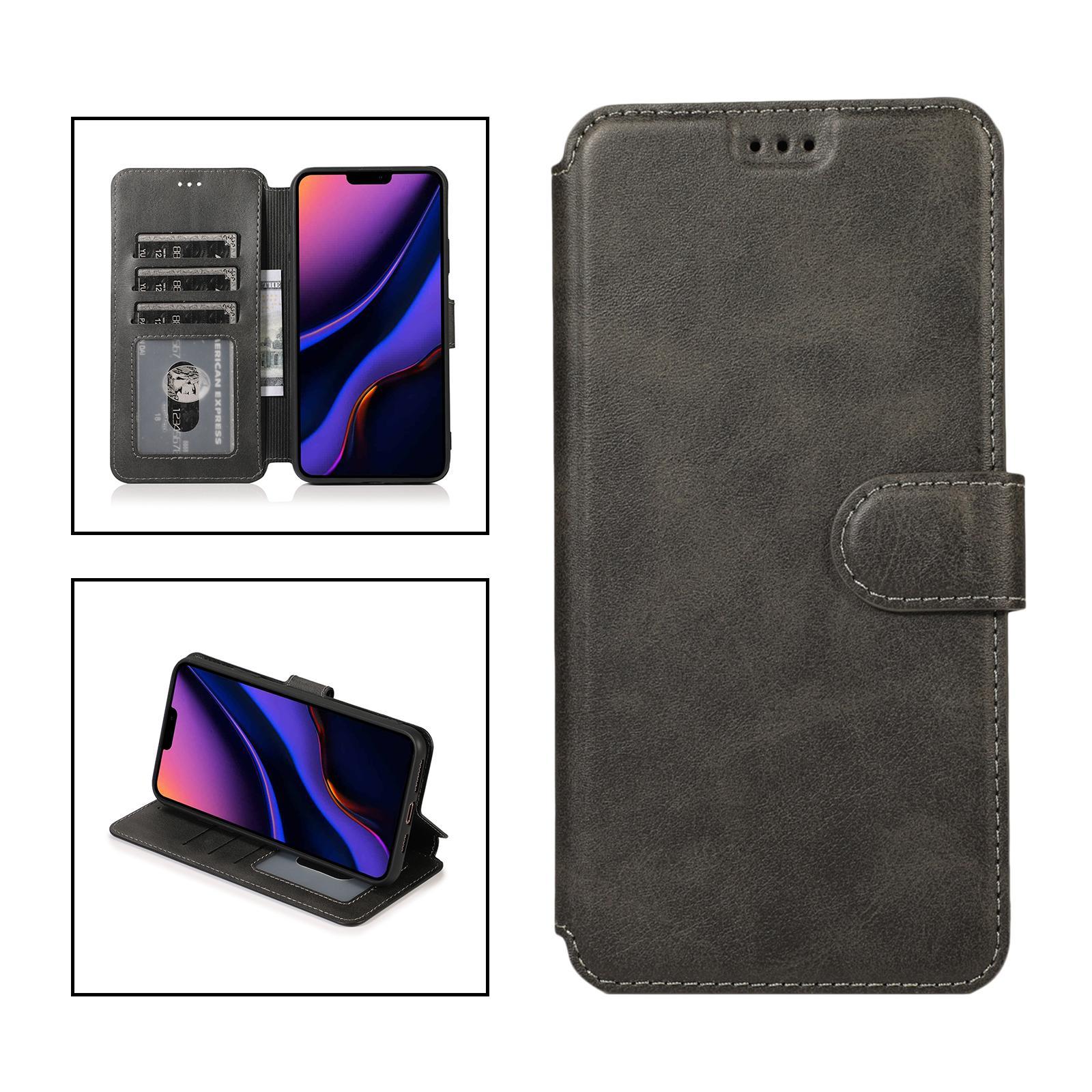 Card Holder Wallet Case Soft Leather Flip Cover Shell for iPhone