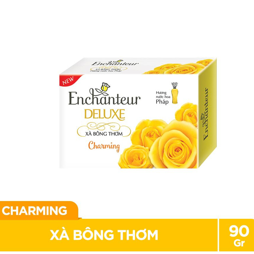 Bộ 3 Chai Sữa Dưỡng Thể Trắng Da Enchanteur Charming 200gr/ chai Tặng Xà Bông Thơm Enchanteur Charming 90gr