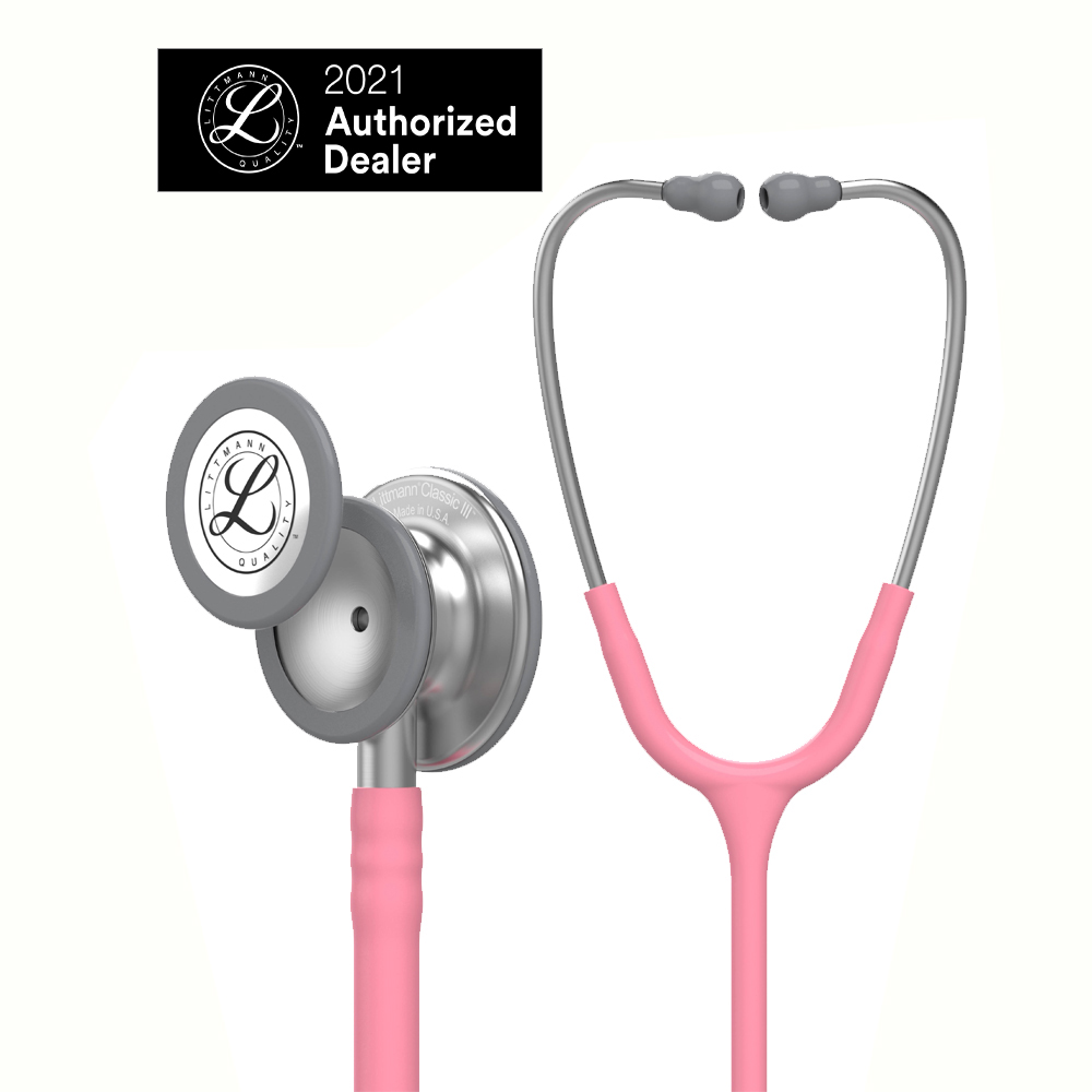 Ống nghe 3M Littmann Classic III, màu hồng ngọc trai, 27 inch, 5633