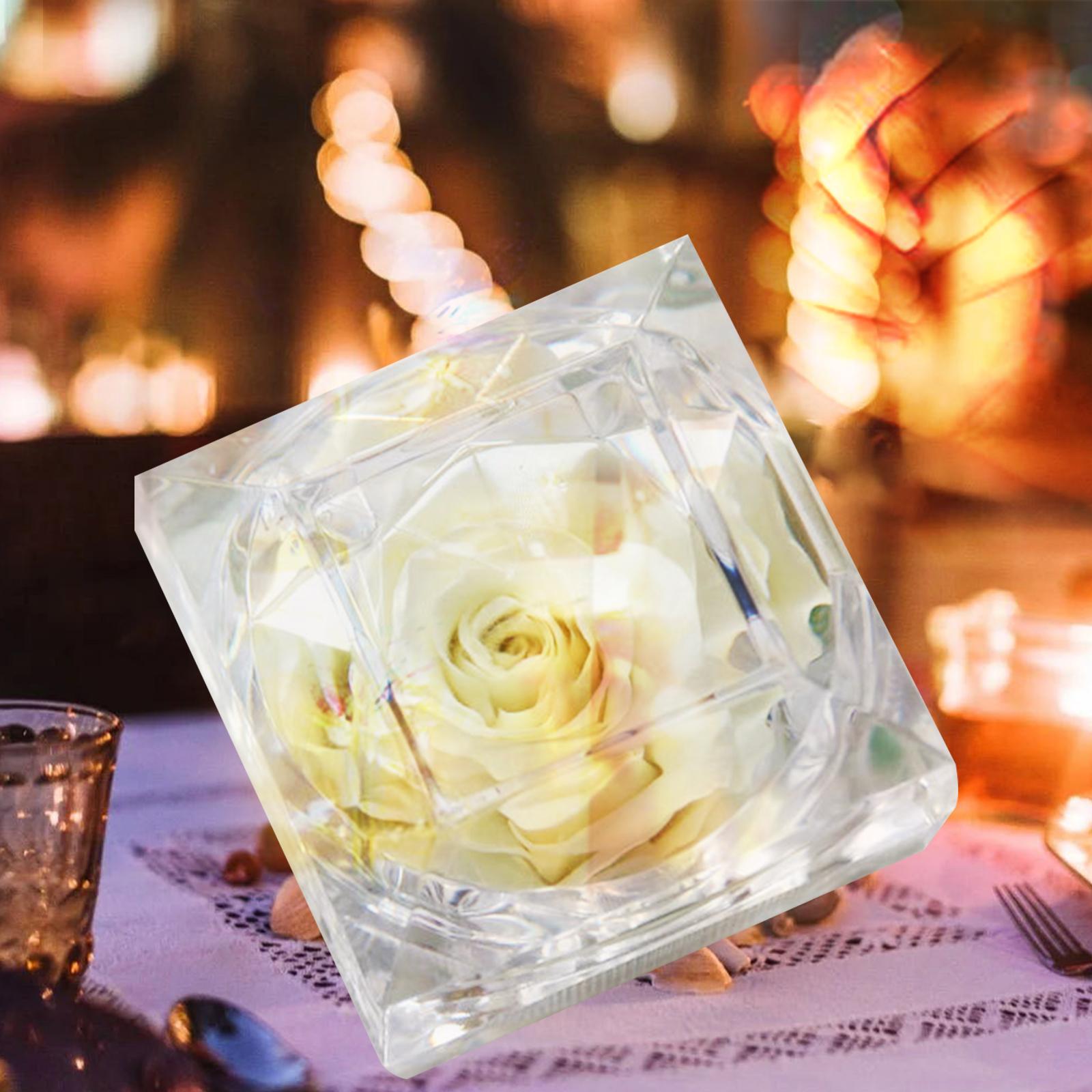 Hoa hồng vĩnh cửu được bảo quản trong hộp kính có mùi thơm làm quà tặng Valentine, ngày của mẹ