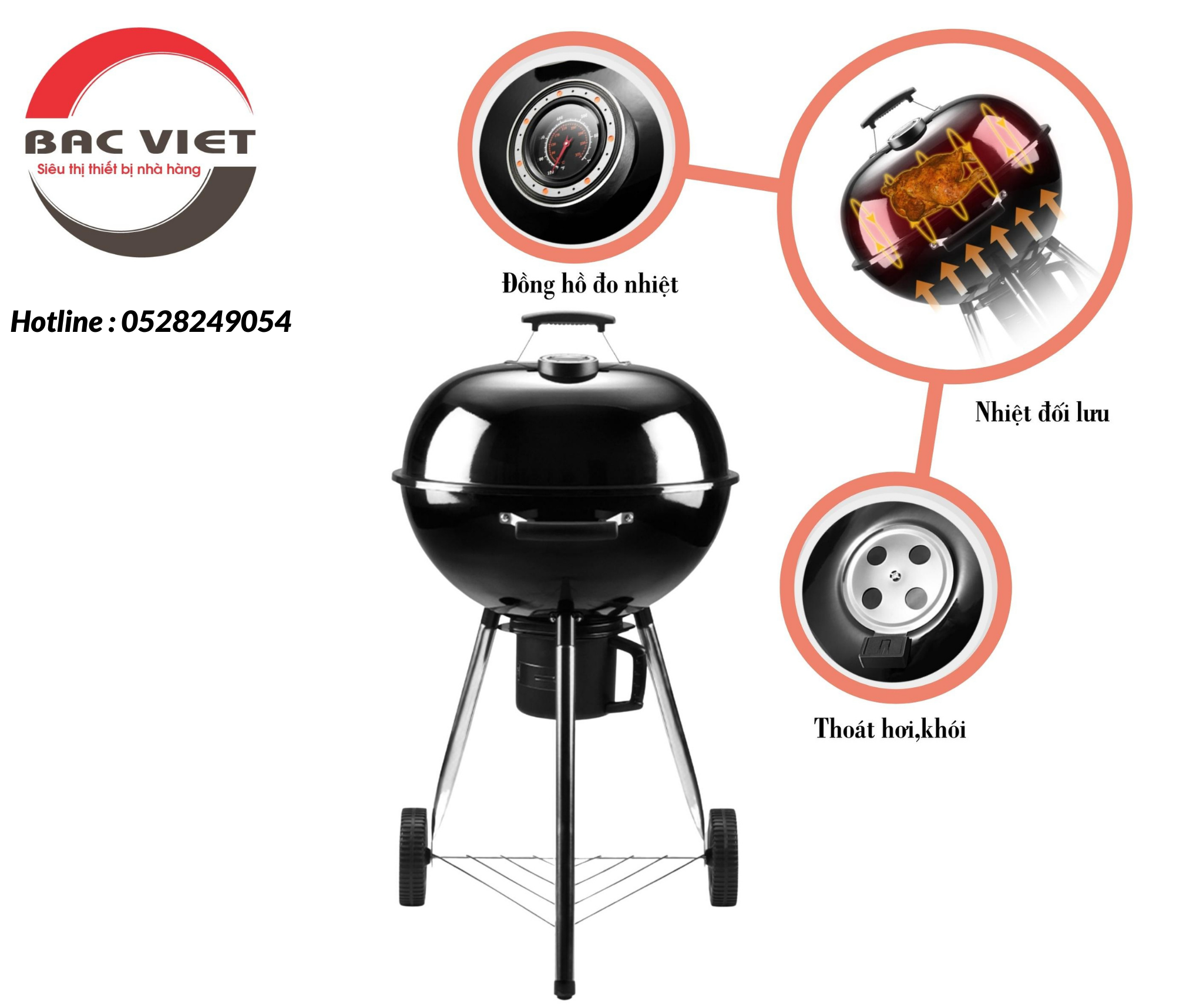 BẾP NƯỚNG THAN HOA BBQ CAO CẤP LOẠI TRÒN MỚI [BẢO HÀNH 12 THÁNG] DÃ NGOẠI DU LỊCH CẮM TRẠI