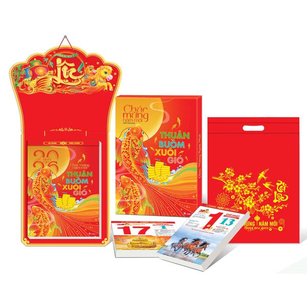 Lịch Bloc Siêu Đại 2026 - Thuận Buồm Xuôi Gió - Lộc - Hoa Niên HN08