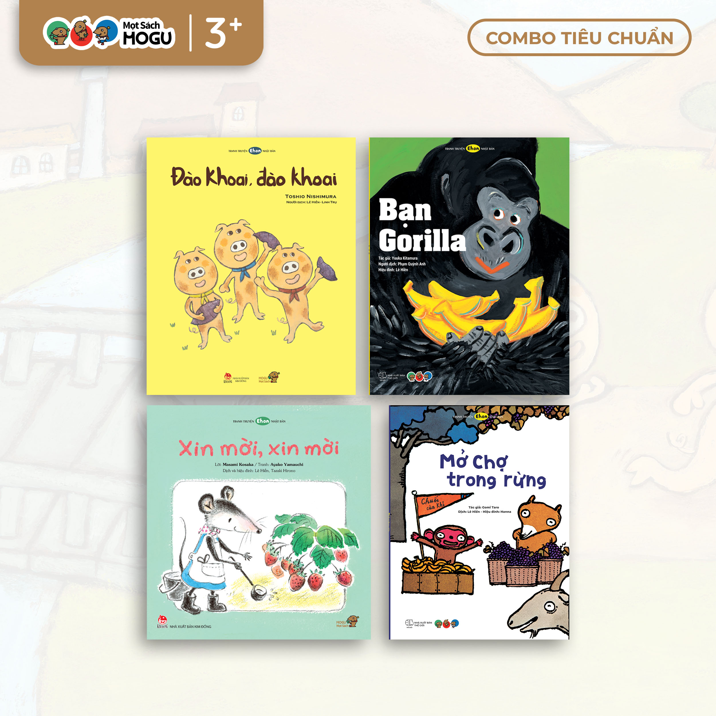 Sách cho bé từ 3 tuổi - Bộ 5 cuốn Nuôi dạy em bé tốt bụng