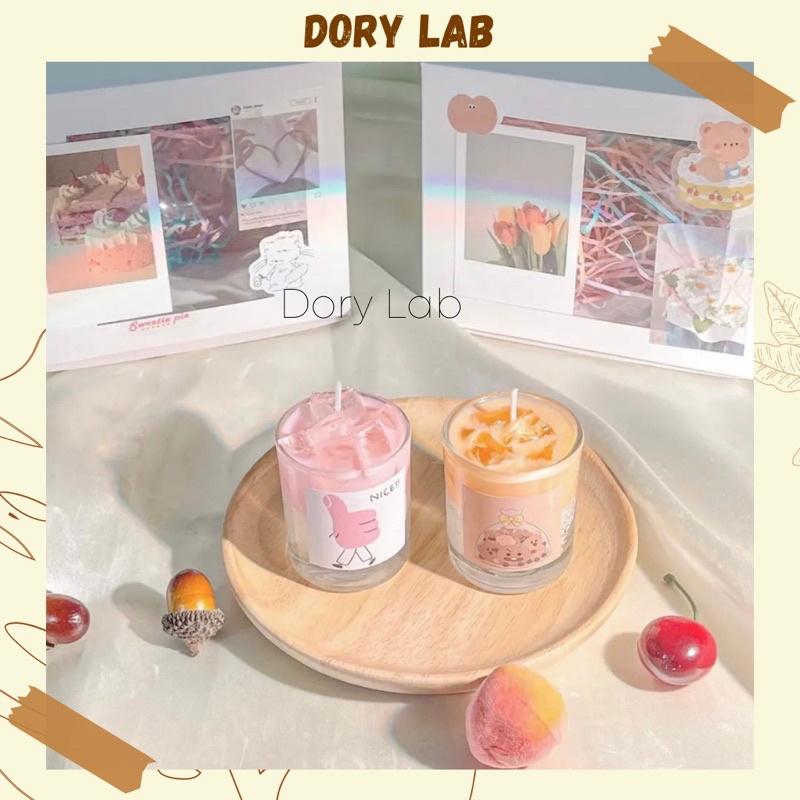 Nến Thơm Ly Trà Sữa Thạch Jelly Không Khói Tinh Dầu Thiên Nhiên - Dory Lab