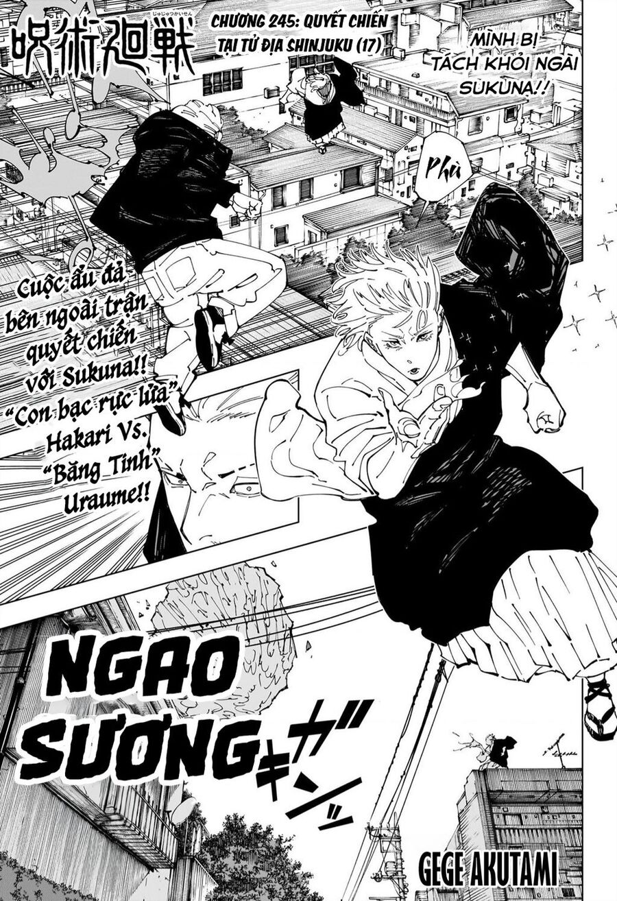 jujutsu kaisen - chú thuật hồi chiến chapter 245 2