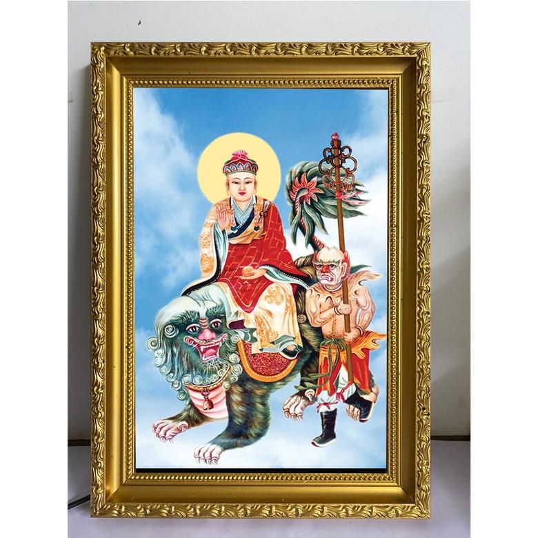 Tranh đèn led siêu mỏng trang trí phòng thờ, tranh đèn led 3D hiện đại cao cấp