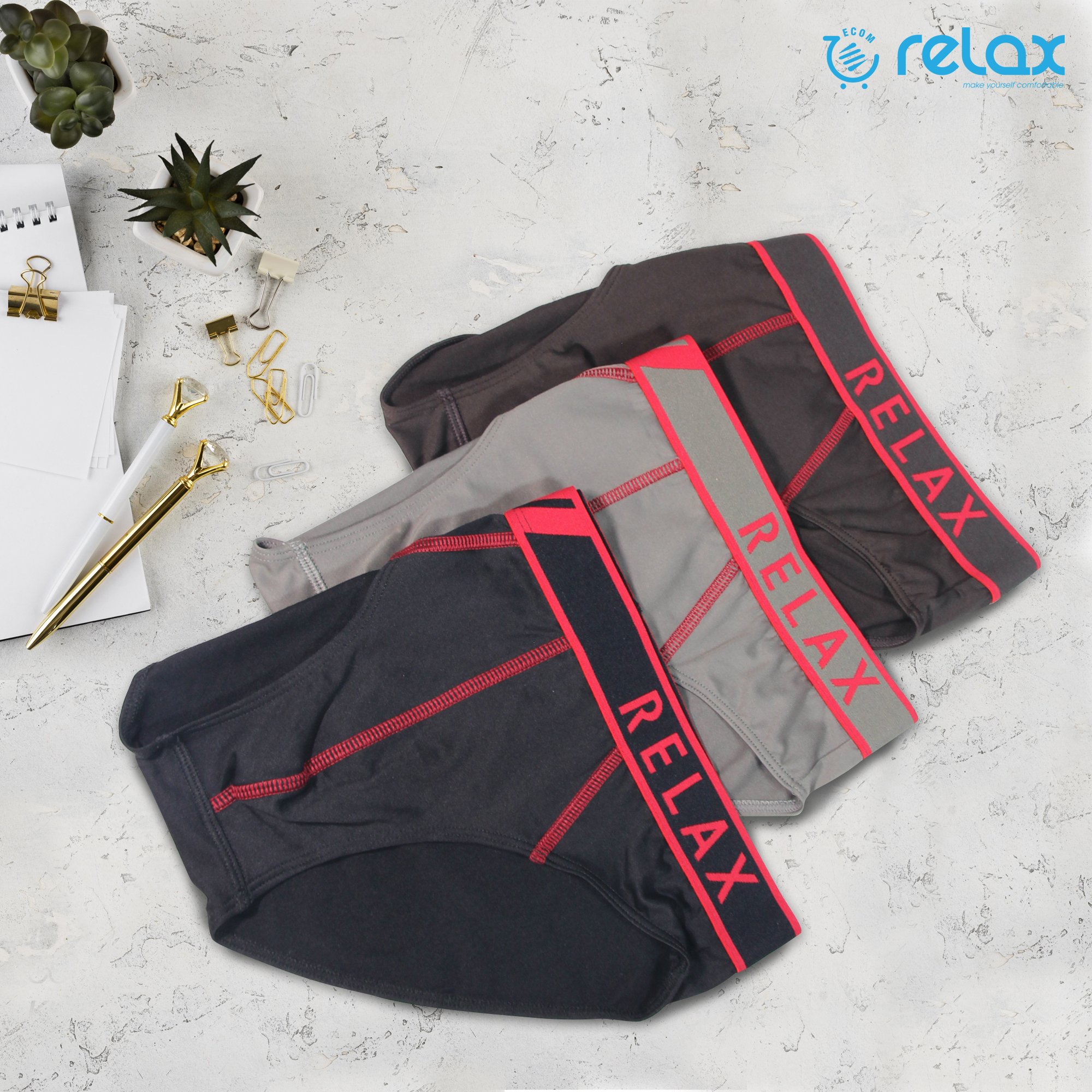 quần lót nam relax underwear thun lạnh cao cấp chính hãng, quần sip nam rltk16