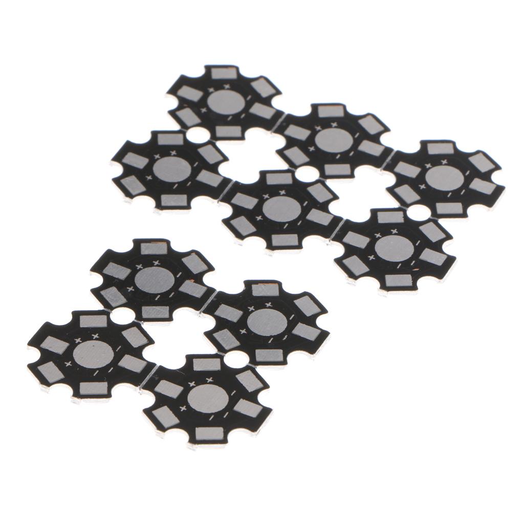 Rất Nhiều 10 Chiếc 20 Mm Cao Cấp LED Nhôm Mặt Đế Tản Nhiệt Cho 1W 3W đèn