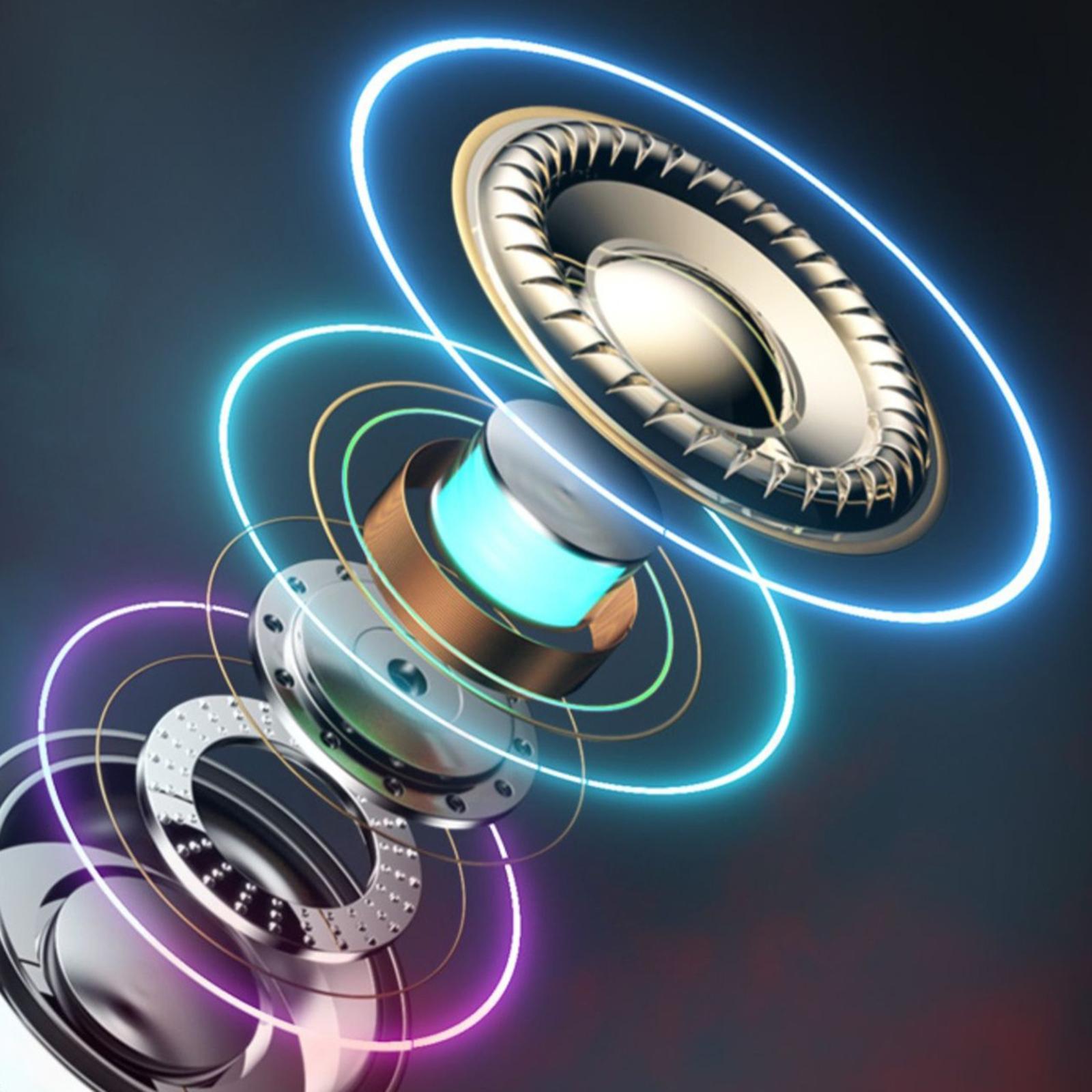 2 Pieces Earhook Bluetooth 5.0 Earphone for Driving LED Battery Display