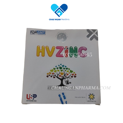 Siro HV ZINC USP Hộp 20 ống 10ml