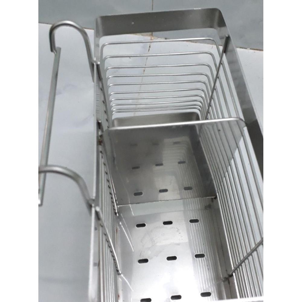 Ống đôi đựng đũa muỗng inox