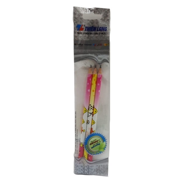 Bộ 2 Vỉ 3 Bút Chì Gỗ GP-03