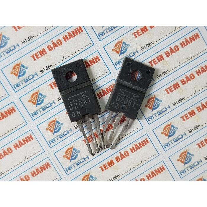 Combo 10 chiếc D2081, 2SD2081 Transistor NPN 10A 120V Tháo Máy TO-220- Hàng chính hãng