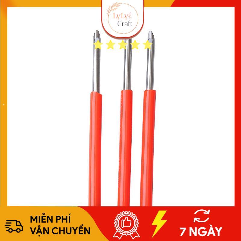 Kim Thêu Nổi Thêu Len Xù Punch Needle Tool, Bộ Thêu Len Xù Đơn Giản Dành Cho Người Mới Bắt Đầu