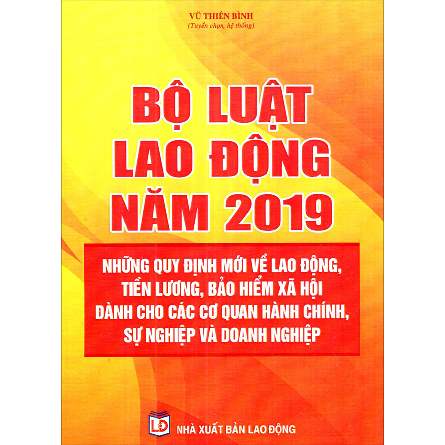 Bộ Luật Lao Động Năm 2019