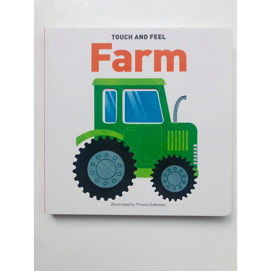Sách : Touch & Feel Board Book Farm - Khám Phá nông Trại
