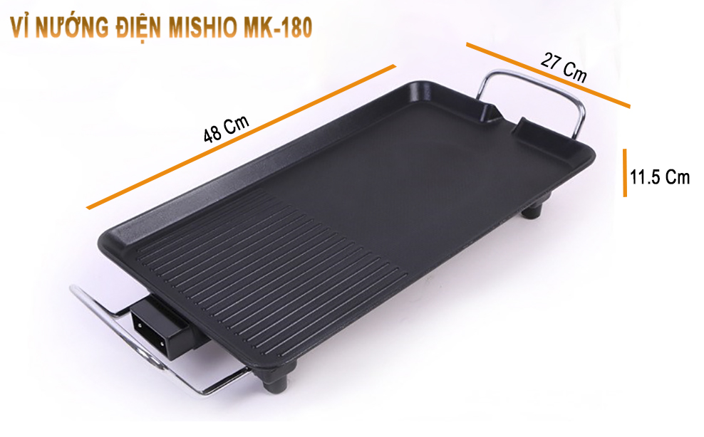 Vỉ nướng điện Mishio MK180 1350W